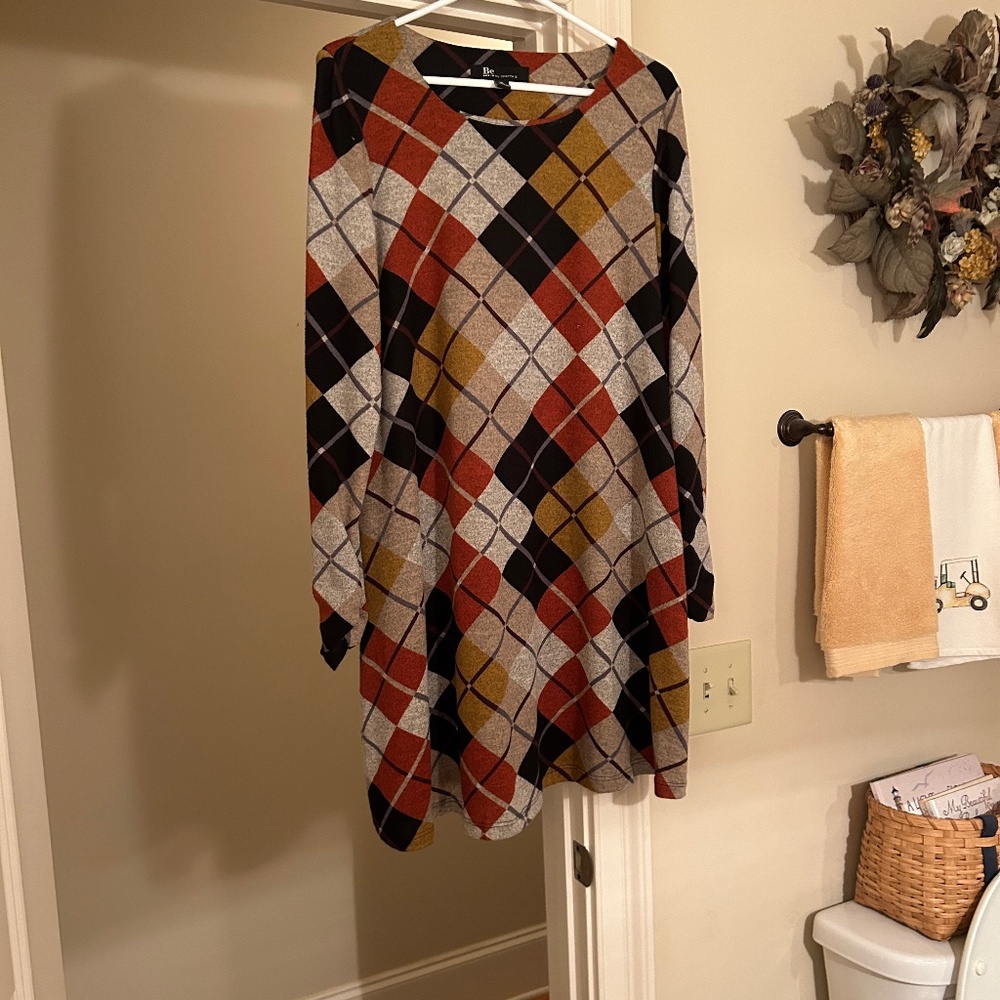 Long Sleeve knee length dress